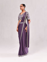 Cutdana Sequined Stitched Saree